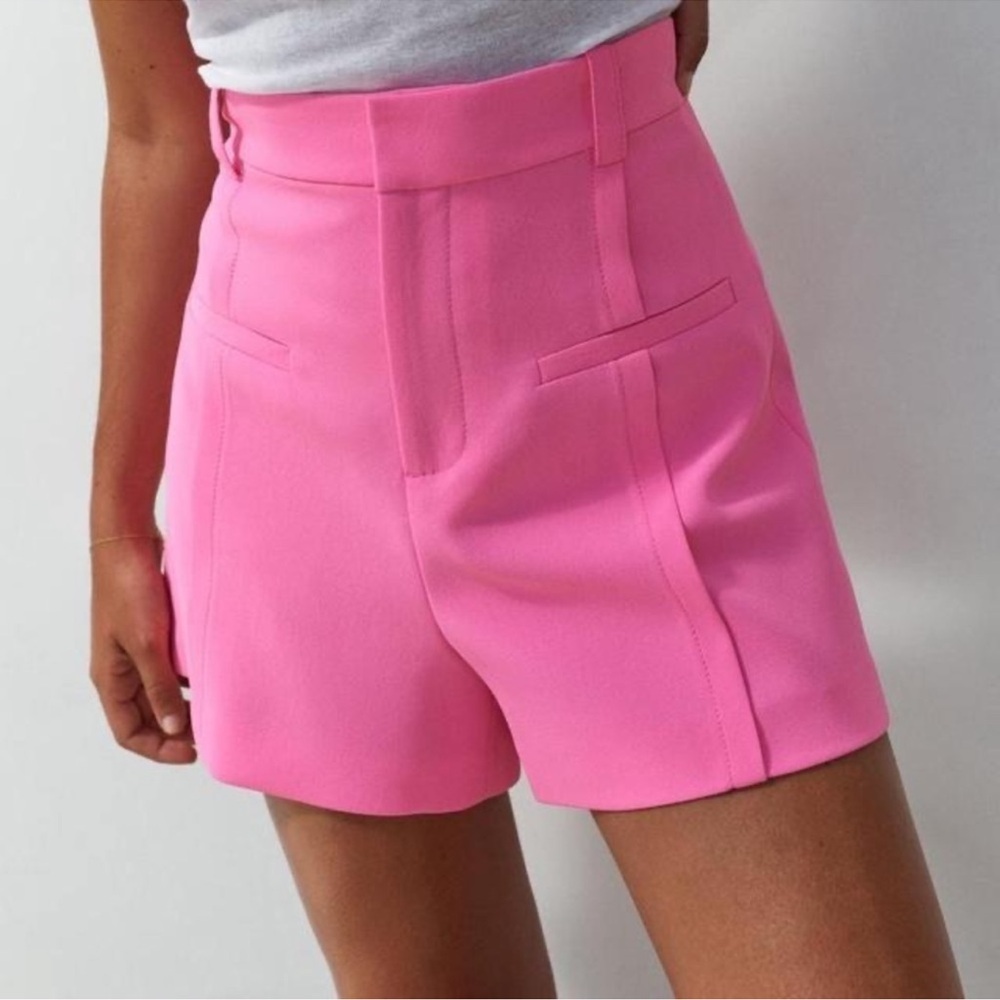 Zara High-Waisted Pink Shorts - Size Small
